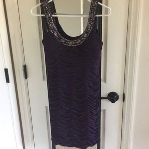 Cocktail dress in deep purple size 4